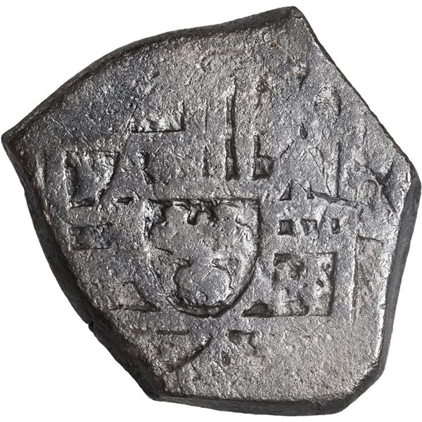 MEXICO, Mexico City, cob 2 reales, (1705-12) (J).