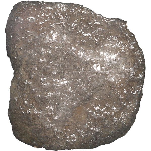 MEXICO, Mexico City, cob ½ real, Charles II or Philip V, assayer not visible, ex-Fisher.