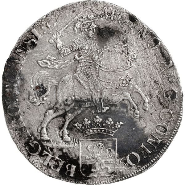 NETHERLANDS (United), Overijssel, "rider" ducatoon, 1733.