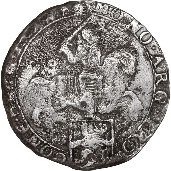 NETHERLANDS (United), Overijssel, "rider" ducatoon, 1668.