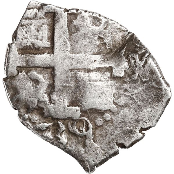 PERU, Lima, cob ½ real, 1740/39 V, unique.