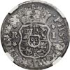 Image 1 : MEXICO, Mexico City, pillar 1 real, Philip V, 1745 MF, NGC Genuine (El Cazador Label).