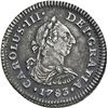 Image 1 : MEXICO, Mexico City, bust ½ real, Charles III, 1783 FF, NGC AU details / saltwater damage (El Cazado