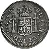 Image 2 : MEXICO, Mexico City, bust ½ real, Charles III, 1783 FF, NGC AU details / saltwater damage (El Cazado