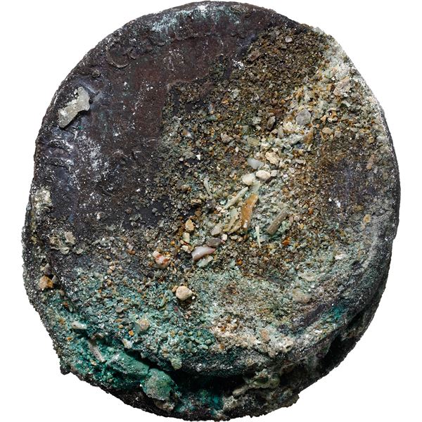 SPANISH COLONIAL, mints uncertain, clump of three bust 8 reales (one separated), Charles IV, dates n