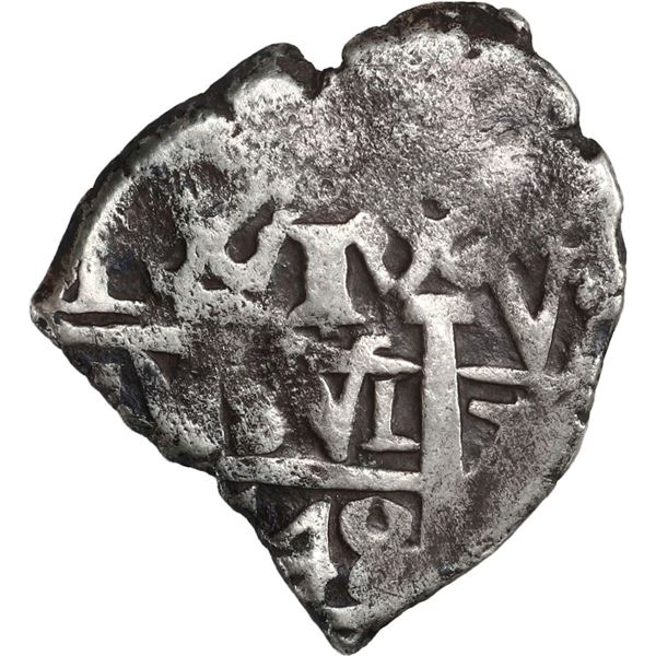 PERU, Lima, cob 1 real, 1748 V, ex-Ugaz.