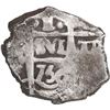 Image 1 : PERU, Lima, cob 1 real, 1750 (R), cross side struck from 2R die, rare, ex-Ugaz.