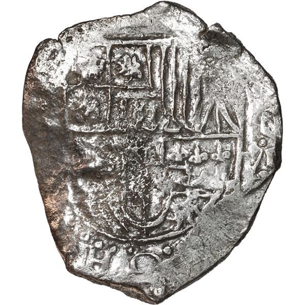 BOLIVIA, Potosí, cob 8 reales, 161(7-8) M or PAL.