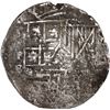 Image 1 : BOLIVIA, Potosí, cob 4 reales, Philip II, assayer B (3rd period), small assayer.