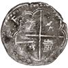 Image 2 : BOLIVIA, Potosí, cob 4 reales, Philip II, assayer B (3rd period), small assayer.