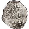 Image 1 : BOLIVIA, Potosí, cob 1 real, 1652 E, transitional McLean Type VI, motto PLV-SVL-TR, rare, NGC XF det