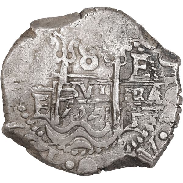 BOLIVIA, Potosí, cob 8 reales, 1737 E.