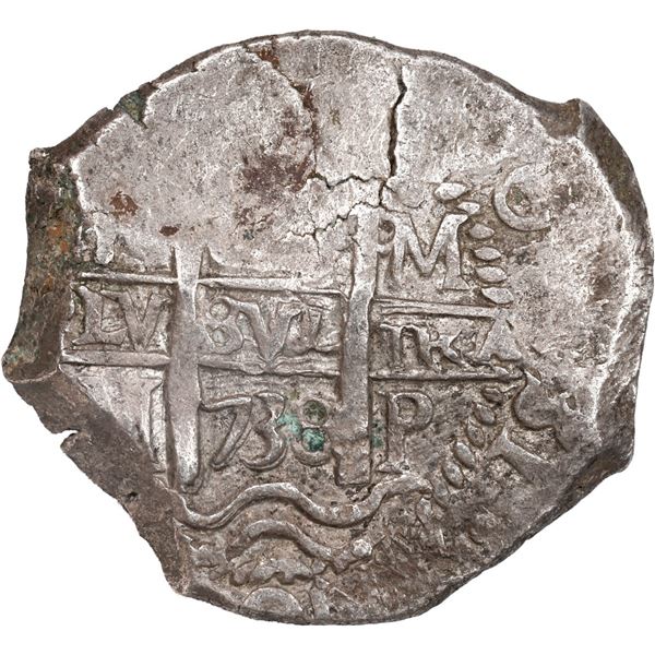 BOLIVIA, Potosí, cob 8 reales, 1738 M.