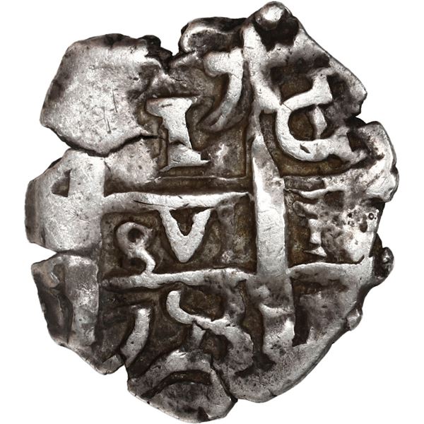 BOLIVIA, Potosí, cob 1 real, 1753 C/q, rare.