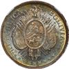 Image 1 : BOLIVIA, Potosí, 50 centavos, 1897 CB, NGC MS 63.