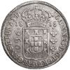 Image 1 : BRAZIL, Bahia, 960 reis, João, Prince Regent, 1815-B, struck over a Spanish colonial bust 8 reales, 