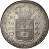 Image 2 : BRAZIL, Rio, 960 reis, João Prince Regent, 1817-R, struck over a Lima, Peru, bust 8 reales, Charles 
