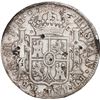 Image 2 : CHINA, dollar, many small chopmarks on a Mexico City, Mexico, bust 8 reales, Charles IV, 1791 FM.