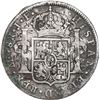 Image 2 : CHINA, dollar, many large and small chopmarks on a Lima, Peru, bust 8 reales, Charles IV, 1805 JP.