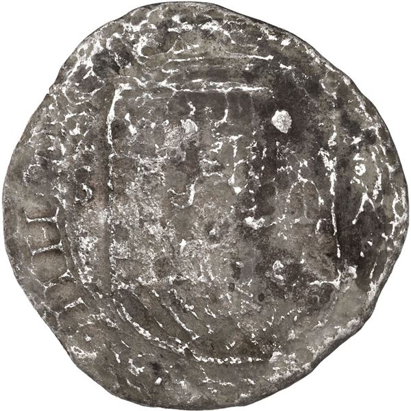 COLOMBIA, Bogotá, cob 4 reales, 1622, assayer A to right, mintmark S to left, no denomination, extre