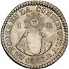 Image 1 : ECUADOR, Quito, 1 real, 1833 GJ, NGC AU details / cleaned.