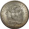 Image 2 : ECUADOR, struck at the Mexico City Mint, 5 sucres, 1943, NGC MS 65 (Eric P. Newman Collection label)