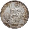 Image 1 : FRENCH INDOCHINA, struck in Paris, 1 piastre, 1908-A.