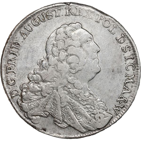 GERMAN STATES, Saxony, Dresden mint, taler, Friedrich August II, 1763 FWoF.