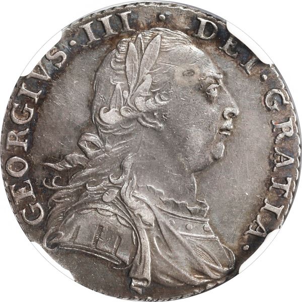 GREAT BRITAIN, London, 1 shilling, George III, 1787, NGC AU 50.