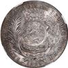Image 2 : GUATEMALA, 1 peso, "½ real" counterstamp of 1894 on a Lima, Peru, 1 sol, 1889 TF, NGC MS 61.