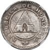 Image 1 : HONDURAS, Tegucigalpa, 5 centavos, 1886, large pyramid, NGC MS 64.