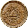 Image 1 : HONDURAS, Tegucigalpa, copper 1 centavo, 1910/5, mule with 5 centavo obverse and altered ½-centavo r