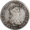 Image 1 : MEXICO, Durango, bust 8 reales, Ferdinand VII, 1818 RM, large bust variety.