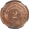 Image 2 : PARAGUAY, struck at the Heaton Mint in Birmingham, England, copper 2 centésimos, 1870-SHAW, NGC MS 6