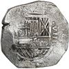 Image 1 : SPAIN, Seville, cob 8 reales, Philip III or IV, assayer not visible.