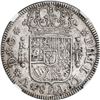 Image 1 : SPAIN, Segovia, milled 2 reales "pistareen," Philip V, 1724 F, NGC AU 53.