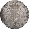 Image 2 : SPAIN, Seville, bust 8 reales, Charles III, 1772 CF, NGC VF details / surface hairlines.