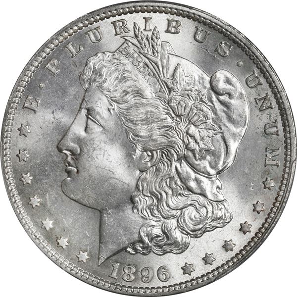 UNITED STATES, Philadelphia mint, Morgan dollar, 1896, PCGS MS64, ex-Busto.