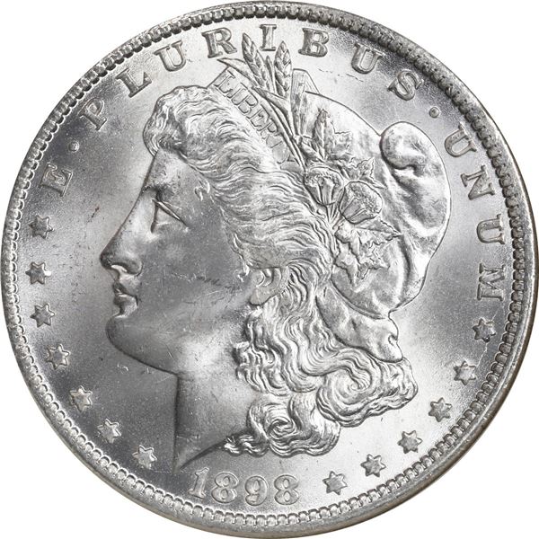 UNITED STATES, New Orleans mint, Morgan dollar, 1898-O, NGC MS 64, ex-Busto.