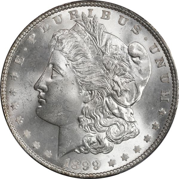 UNITED STATES, Philadelphia mint, Morgan dollar, 1899, PCGS MS64, ex-Busto.