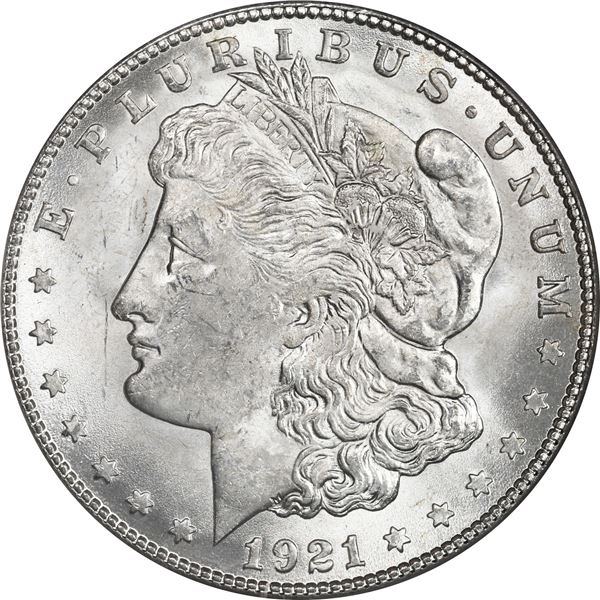 UNITED STATES, San Francisco mint, Morgan dollar, 1921-S, PCGS MS64, ex-Busto.