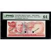 Image 1 : COSTA RICA, San José, Banco Central, 1000 colones specimen, (1975-85), series B, PMG Choice UNC 64.