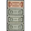 Image 2 : DOMINICAN REPUBLIC, lot of four low-serial number Banco Central notes, 1976-78, ex-Busto.