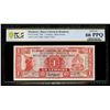 Image 1 : HONDURAS, Banco de Honduras, 1 lempira, 30-7-1965, serial AA1373962, PCGS Banknote Gem UNC 66 PPQ.