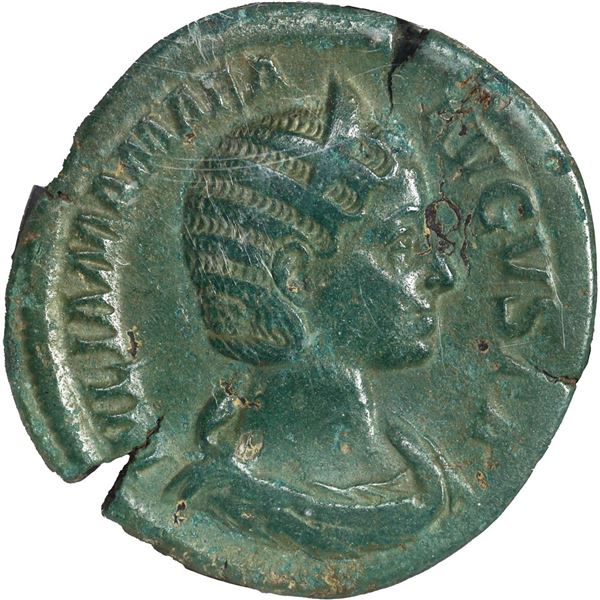 ANCIENT ROMAN, Roman Empire, AE sestertius, Julia Mamaea, 222-235 AD, NGC XF, strike 5/5, surface 4/