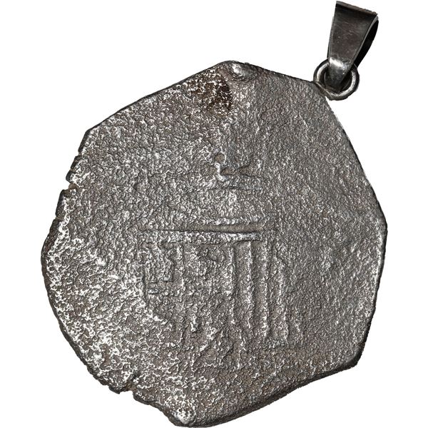 MEXICO, Mexico City, cob 4 reales, Charles II, assayer not visible, ex-Joanna (1682), with silver sw