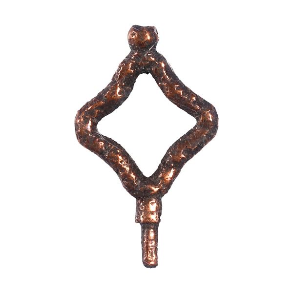 Small copper watch key, ex-Hartwell (1787).