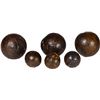Image 2 : Lot of six small iron grapeshot balls, Spanish colonial (1500s-1700s).