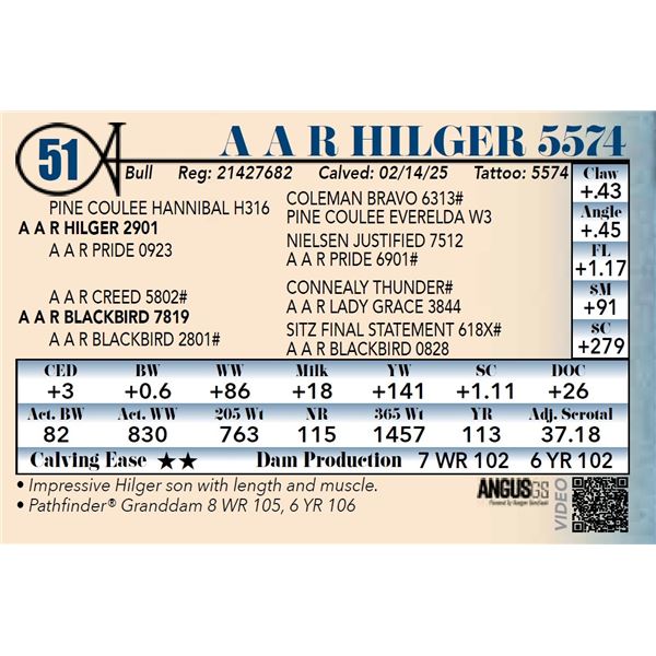 A A R Hilger 5574