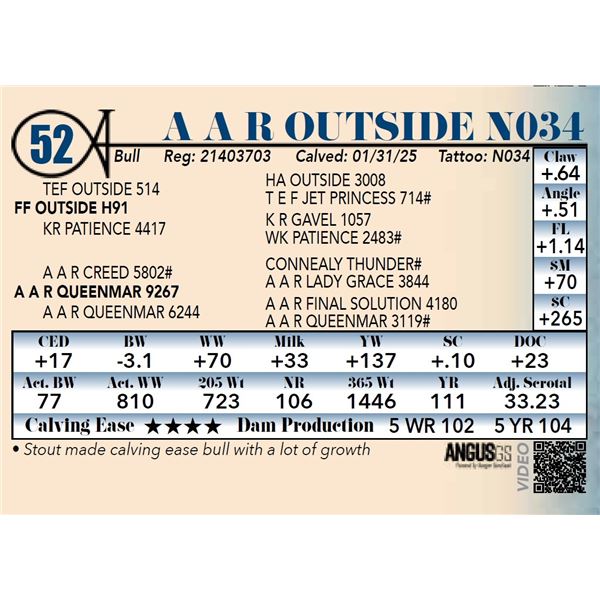 A A R Outside N034
